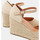 Chaussures Femme Baskets mode Bata Sandales compensées modèle espadrilles Beige