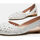 Chaussures Femme Ballerines / babies Bata Ballerines pointues pour femme en cuir Blanc