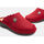 Chaussures Femme Chaussons Bata Pantoufles pour femme Famme Rouge