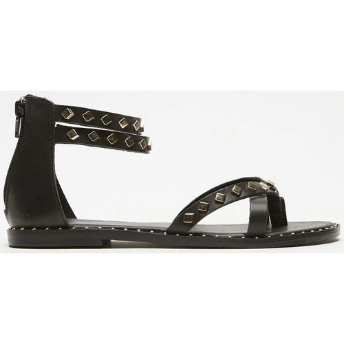 Bata sandales plates cloutées Famme Bata Noir - Chaussures Sandale Femme  44,99 €
