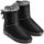 Chaussures Femme Boots Bata bottines en cuir velours Famme Noir