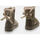 Chaussures Femme Boots Bubblegummers Bottines pour fille avec nœud Famme Argenté