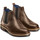 Chaussures Boots Bata Bottines Chelsea en véritable cuir Marron