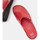 Chaussures Femme Chaussons Bata Mules pour femme en cuir Famme Rouge