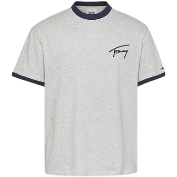 Vêtements Homme T-shirts & Polos Calvin Klein Jeans T Shirt Homme Tommy Jeans Ref 55874 Gris Gris