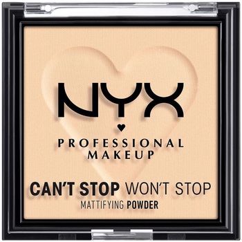 Beauté Bouts de canapé / guéridons Nyx Professional Make Up Can't Stop Won't Stop Mattifying Powder light 