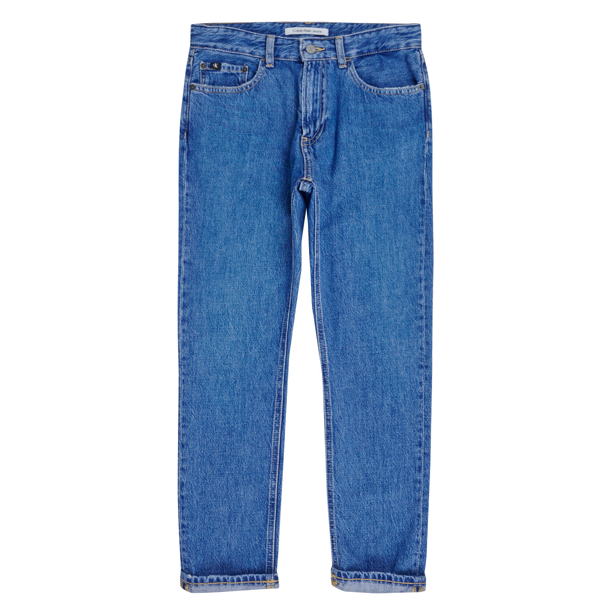 Vêtements Garçon Jeans droit Calvin jeans Klein Underwear PIT170 DAD FIT BRIGHT BLUE Bleu