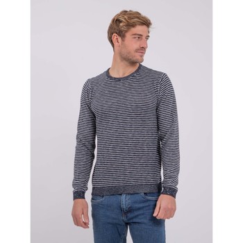 Vêtements Homme Pulls Ritchie Pull fin col rond ARENO Bleu marine