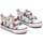 Chaussures Enfant Baskets mode Converse Baby Chuck Taylor All Star 2V OX A01621C Multicolore
