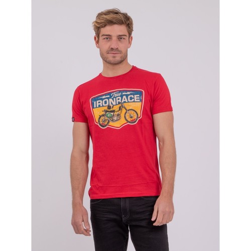 Vêtements T-shirts & Polos Ritchie T-shirt col rond pur coton NABOJAN Rouge