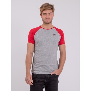 Vêtements Sous-pull Pur Coton Organique Ritchie T-shirt manches courtes col rond pur coton NAMUR Rouge