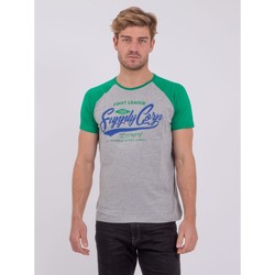 Vêtements T-shirts & Polos Ritchie T-shirt manches courtes col rond pur coton NECHIN Vert