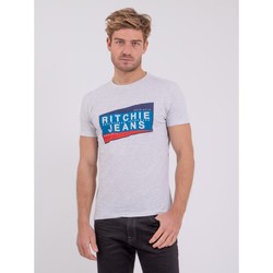 Vêtements T-shirts & Polos Ritchie T-shirt manches courtes col rond pur coton NOBLAKE Gris