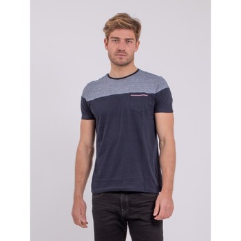 Vêtements T-shirts & Polos Ritchie T-shirt manches courtes col rond pur coton NOCOOK Bleu