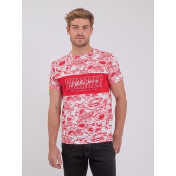 Vêtements Citrouille et Compagnie Ritchie T-shirt manches courtes col rond pur coton NOLIBA Rouge