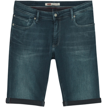 Vêtements Homme Shorts logo-print / Bermudas Teddy Smith Bermuda coton Bleu