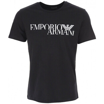 Vêtements Homme T-shirts & Polos Emporio Armani logo plaque beltni Loungewear Noir
