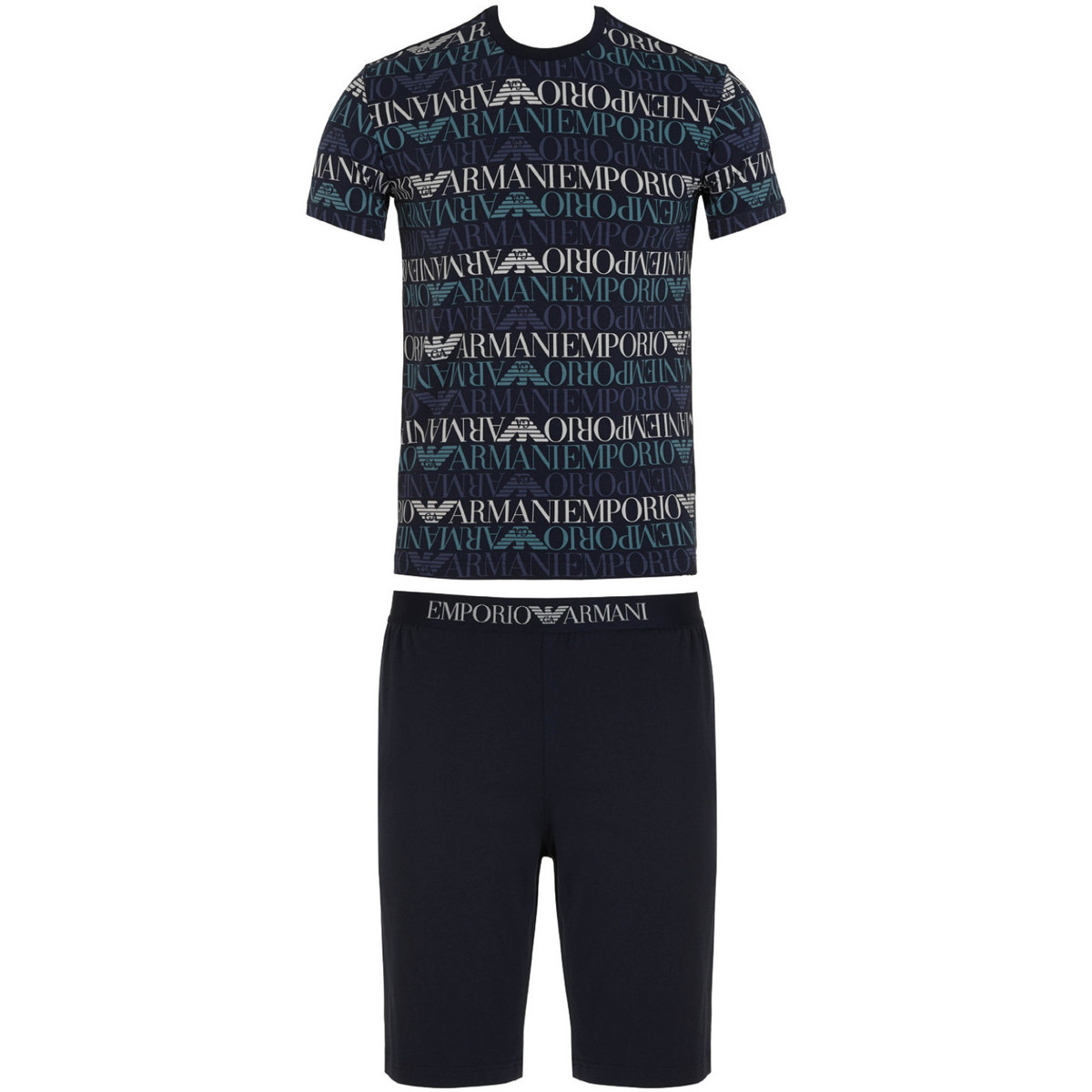 Vêtements Homme Emporio sole Armani Pyjama Sets KNITTED Bleu