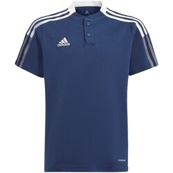 Vêtements Garçon T-shirts manches courtes adidas Originals Tiro 21 Polo Bleu marine