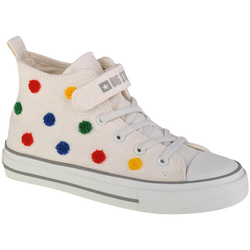 Chaussures Fille Baskets basses Big Star Shoes Ghita J Blanc