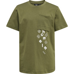 Vêtements Enfant T-shirts manches courtes hummel T-shirt enfant  hmlMarcel Vert