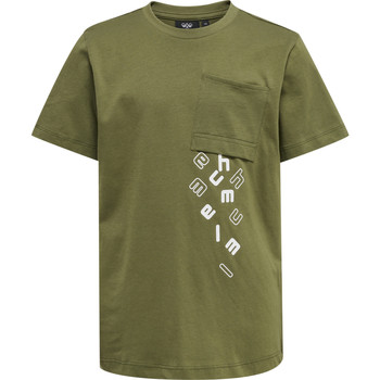 Vêvermelho Enfant T-shirts manches courtes hummel T-shirt enfant  hmlMarcel Vert