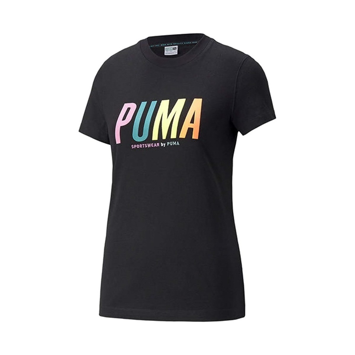 Vêtements Femme T-shirts manches courtes Puma Swxp Graphic Noir