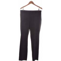Vêtements Femme Pantalons Uniqlo pantalon droit femme  40 - T3 - L Noir Noir