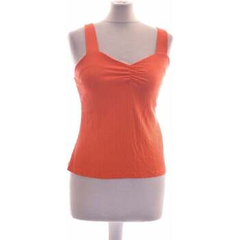Vêtements Femme Newlife - Seconde Main Camaieu débardeur  34 - T0 - XS Orange Orange
