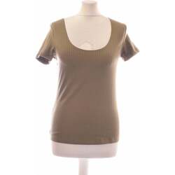 Vêtements Femme SOLDES JUSQUÀ -60 Mango top manches courtes  36 - T1 - S Vert Vert