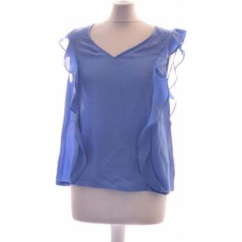 Vêtements Femme Tops / Blouses Etam Top Manches Courtes  38 - T2 - M Bleu
