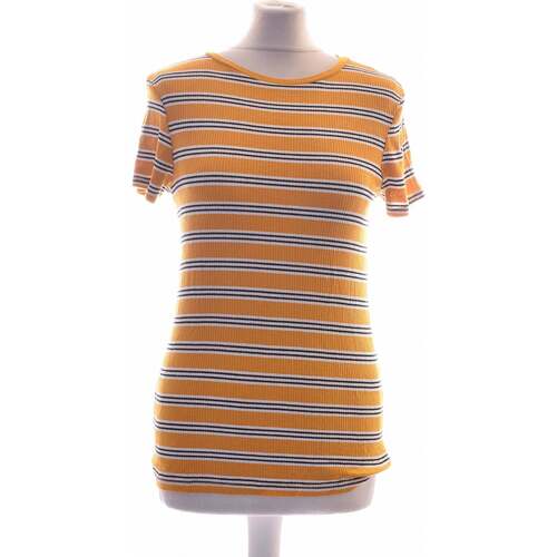 Vêtements Femme over stripes shirt Pimkie top manches courtes  36 - T1 - S Jaune Jaune