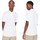 Vêtements T-shirts & Polos Emporio Armani EA7 Polo Armani Exchange blanc 3LZFBB ZJ6QZ Blanc