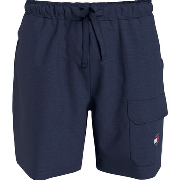 Vêtements Homme Shorts / Bermudas navy Tommy Jeans Flag logo Bleu