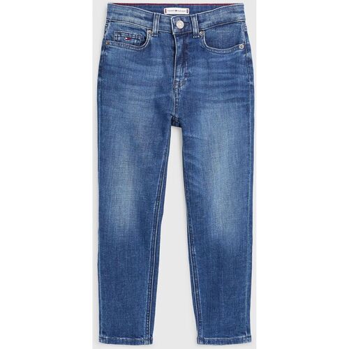 Vêtements Fille Jeans Tommy Hilfiger KG0KG06070 HR TAPARED-MEDIUMUSEDCRSSHTCH Bleu