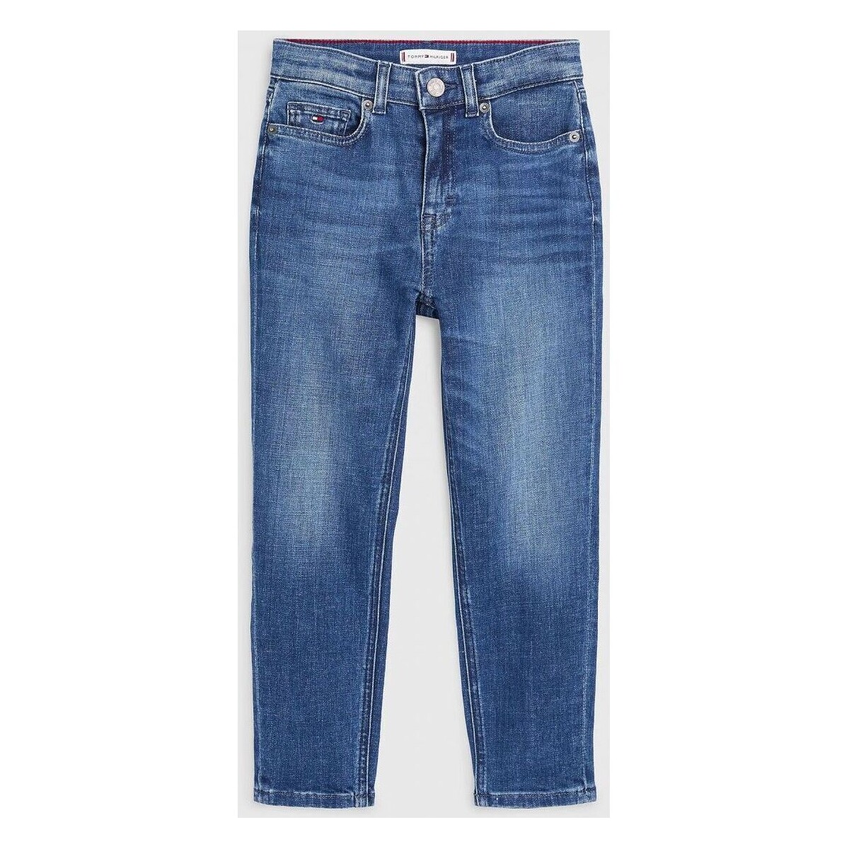 Vêtements Fille Jeans Tommy Hilfiger KG0KG06070 HR TAPARED-MEDIUMUSEDCRSSHTCH Bleu