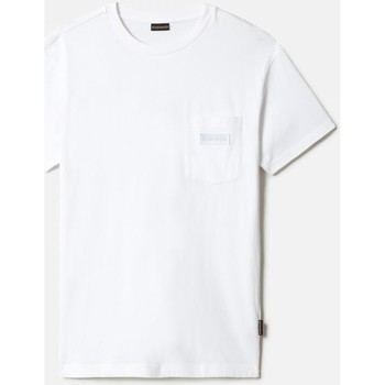 Vêtements Homme Recevez une réduction de Napapijri S-MORGEX NP0A4GBP0021-BRIGHT WHITE Blanc