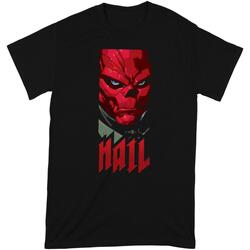 Vêtements T-shirts manches courtes Marvel  Noir / Rouge