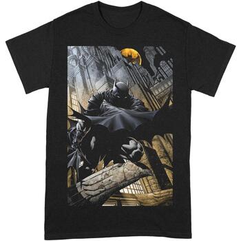 Vêtements T-shirts manches longues Dessins Animés Night Gotham City Noir