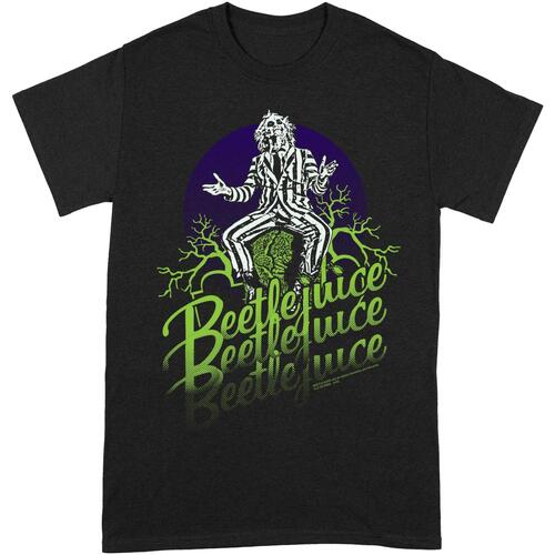 Vêtements T-shirts manches longues Beetlejuice BI127 Noir