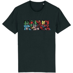 Vêtements T-shirts manches courtes Marvel  Noir / Rouge / Vert