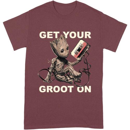 Vêtements T-shirts manches longues Guardians Of The Galaxy Get Your Groot On Multicolore