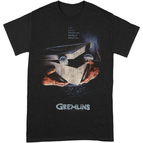 Vêtements T-shirts manches longues Gremlins BI194 Noir