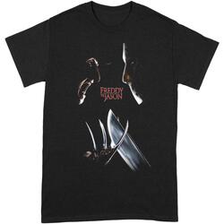 Vêtements Homme T-shirts manches longues Nightmare On Elm Street Freddy Vs Jason Noir