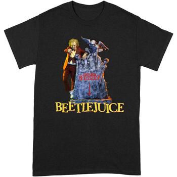 Vêtements T-shirts manches longues Beetlejuice Here Lies Multicolore