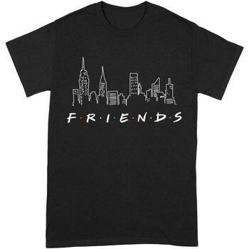 Vêtements T-shirts manches longues Friends  Noir