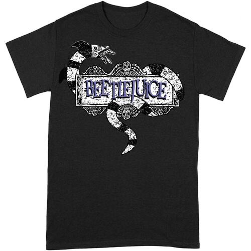 Vêtements Homme T-shirts manches longues Beetlejuice BI320 Noir