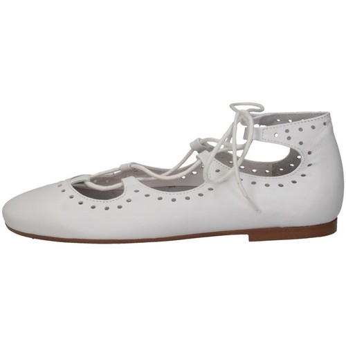 Chaussures Fille Ballerines / babies Papanatas 6746AE Blanc