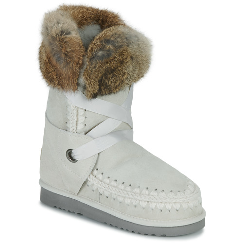 Chaussures Femme Boots speed Mou ESKIMO LACE FUR Beige