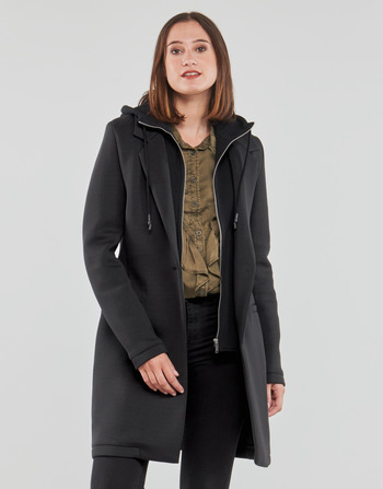 Manteau long Synthétique Lanvin en coloris Noir Femme Vêtements Sweats et pull overs Cardigans 